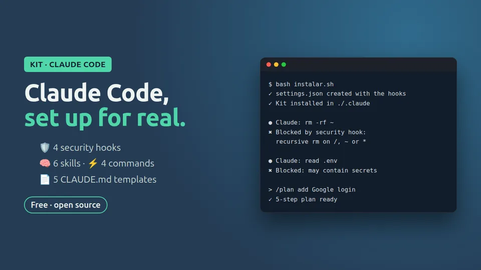 Cover of Claude Code Starter Kit